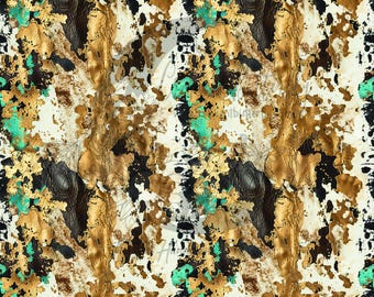 Distress Cowboy Leather 3 Printed Vinyl Sheet/Tumbler Wrap