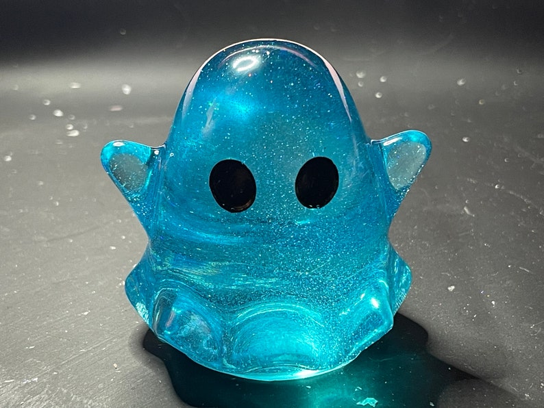 Slightly Rounded Cube Ghost Resin Ghost Figurines - Etsy