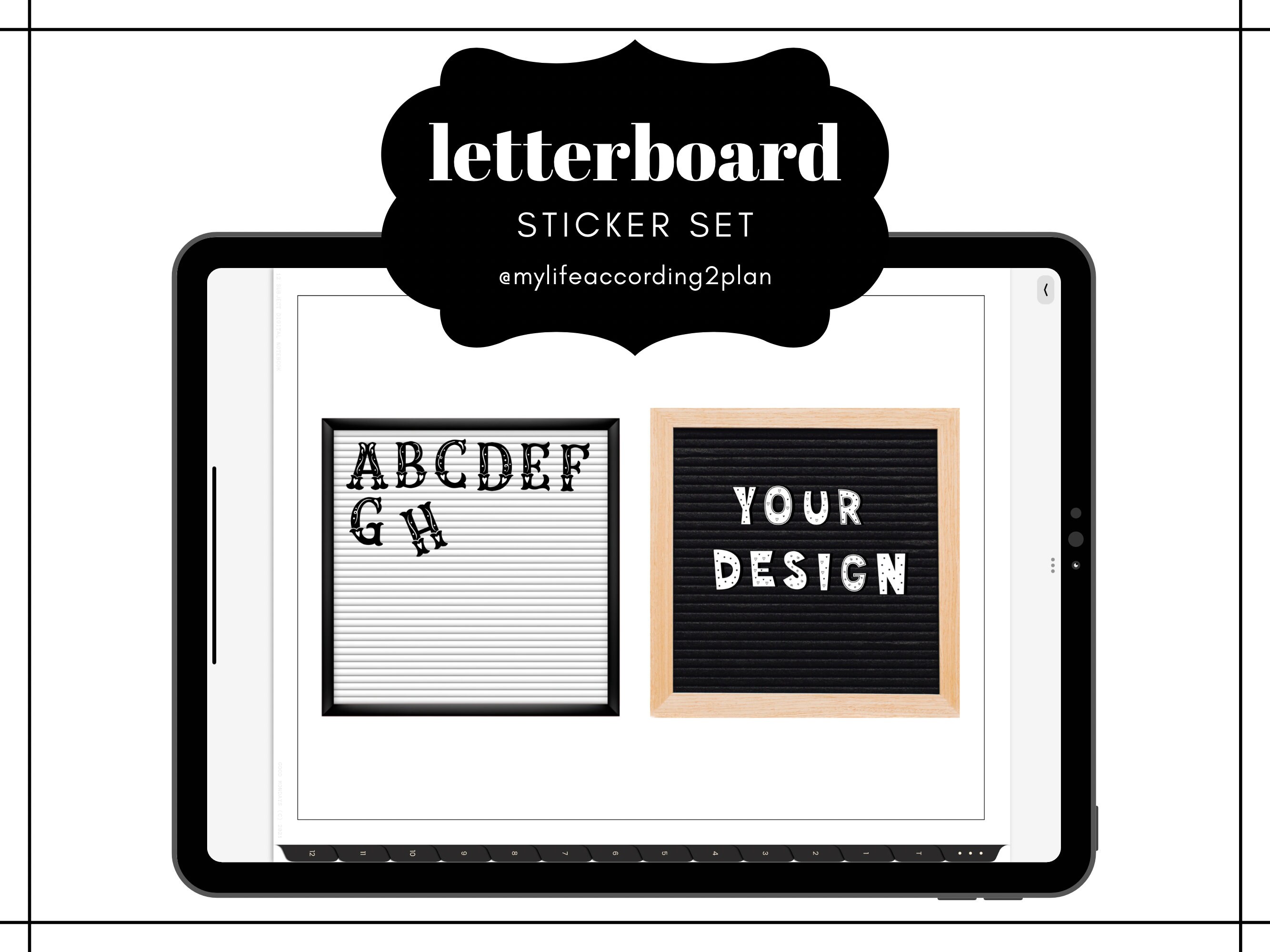 Letterboard Stickers 