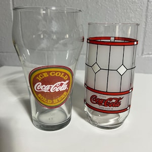 2 Coca-Cola Collector Glasses