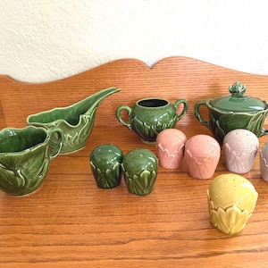 Vintage Steubenville Woodfield Leaf Pottery, 1950s Mid Century- Choose Your Piece