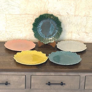 Steubenville Woodfield Cabbage Leaf Dinner Plate | Mid-Century Pottery Replacement
