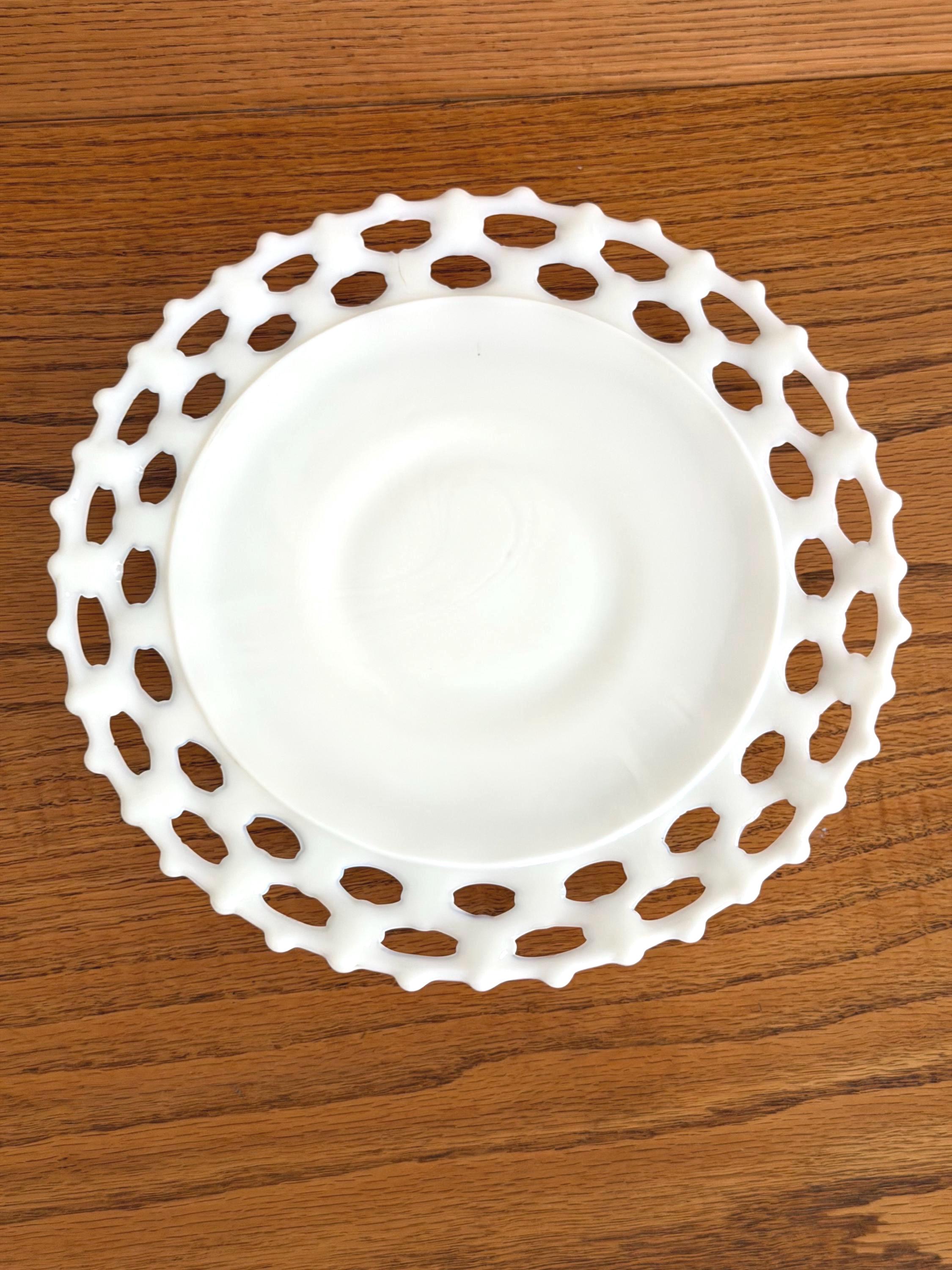 Westmoreland lattice vintage plate glass decor - Etsy 日本