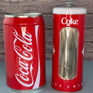 Coca Cola Vintage Tin Cans - Etsy