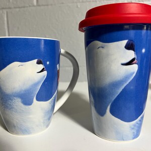 Coca Cola Polar Bear Mug and Travel Mug
