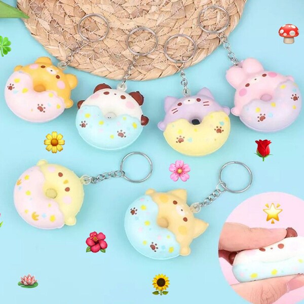 Squishy Keychain Etsy