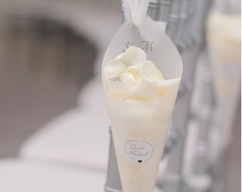 Stickers voor het gooien van bloemblaadjes voor bruiloft