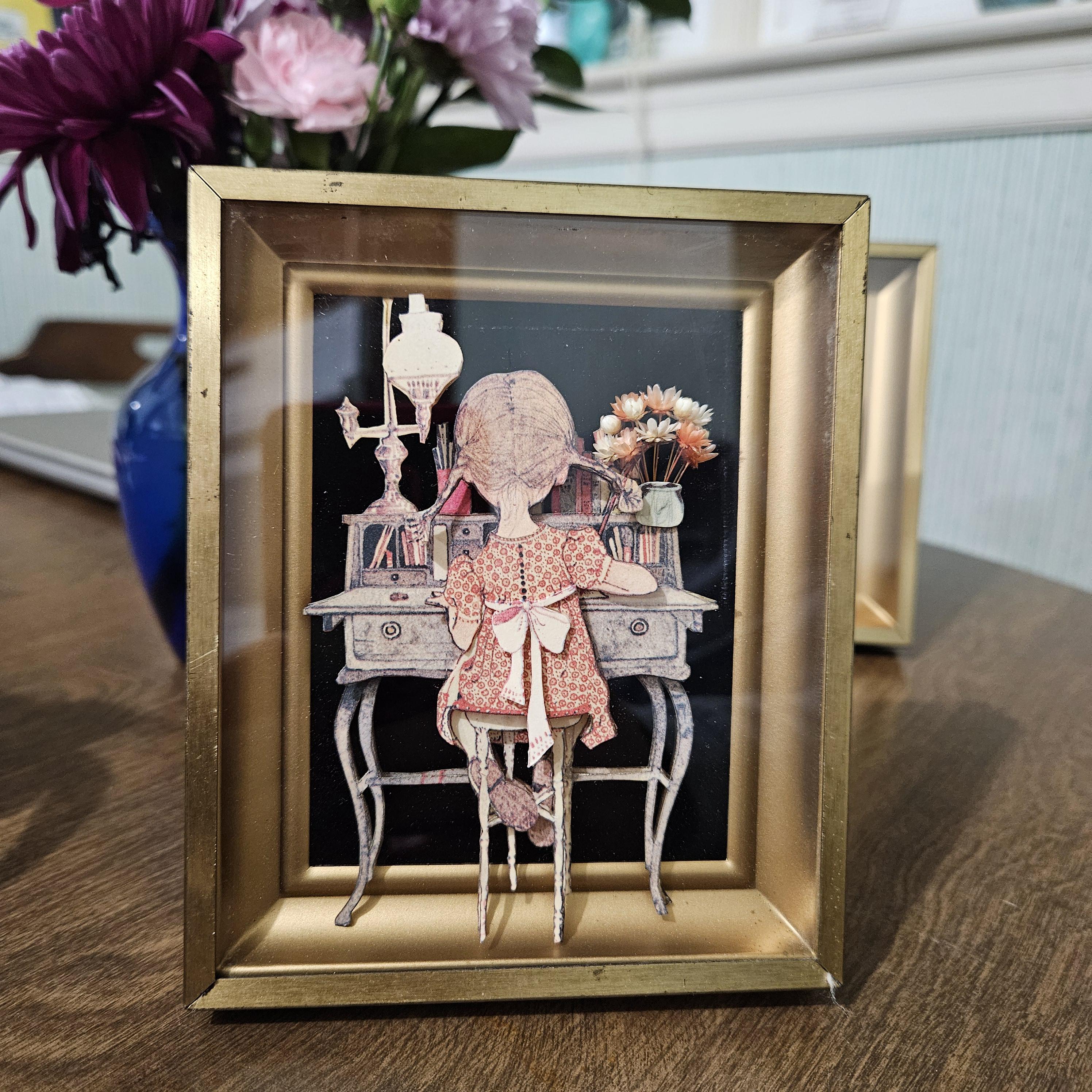 Holly Hobbie Vintage 3d Art - Etsy