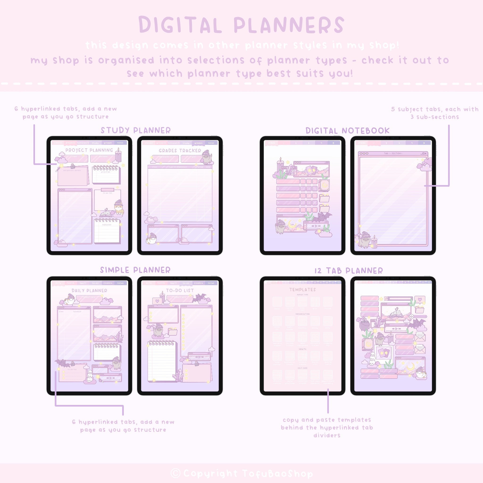 Printable Planner, Cute Planner, Kawaii Planner, Planner Page, Planner ...