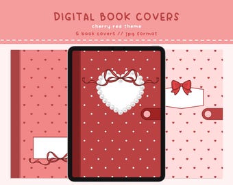 Digital Book Cover for GoodNotes and PDF Annotation Apps - JPG Digital Download
