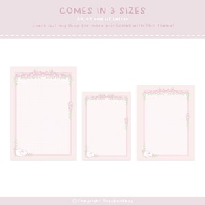 Cute Note Paper, Cute Notebook, Printable Notebook Pages, Printable Notes Template, Kawaii ...