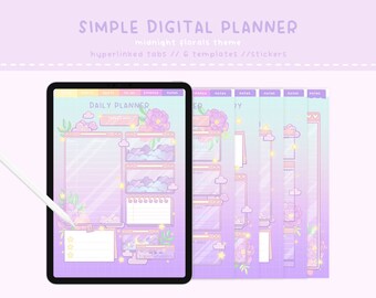 Cute Digital Planner, Kawaii Digital Planner, Digital Planner, Kawaii Planner, Cute Planner, Pastel Planner, Cute Daily Planner, Daily