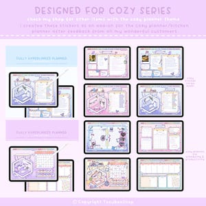 Puede incluir: Un planificador digital con un tema de cocina acogedora. El planificador incluye un calendario, un libro de recetas y p&aacute;ginas de planificaci&oacute;n. El planificador est&aacute; completamente hipervinculado y dise&ntilde;ado para un uso f&aacute;cil.