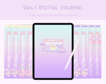 Cute Digital Planner, Kawaii Digital Planner, Cute Planner, Kawaii Planner, Cute Notebook, Kawaii Notebook, Cute Journal, Kawaii Journal