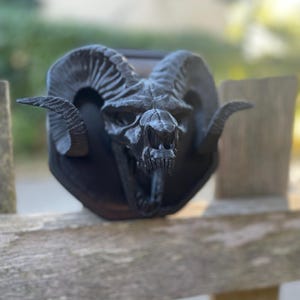 Emblème Evil Ram Skull V3 avec LED 12 V en option Pour 19+ badges de hayon de pick-up Ram de 5e génération -1500, 2500, 3500