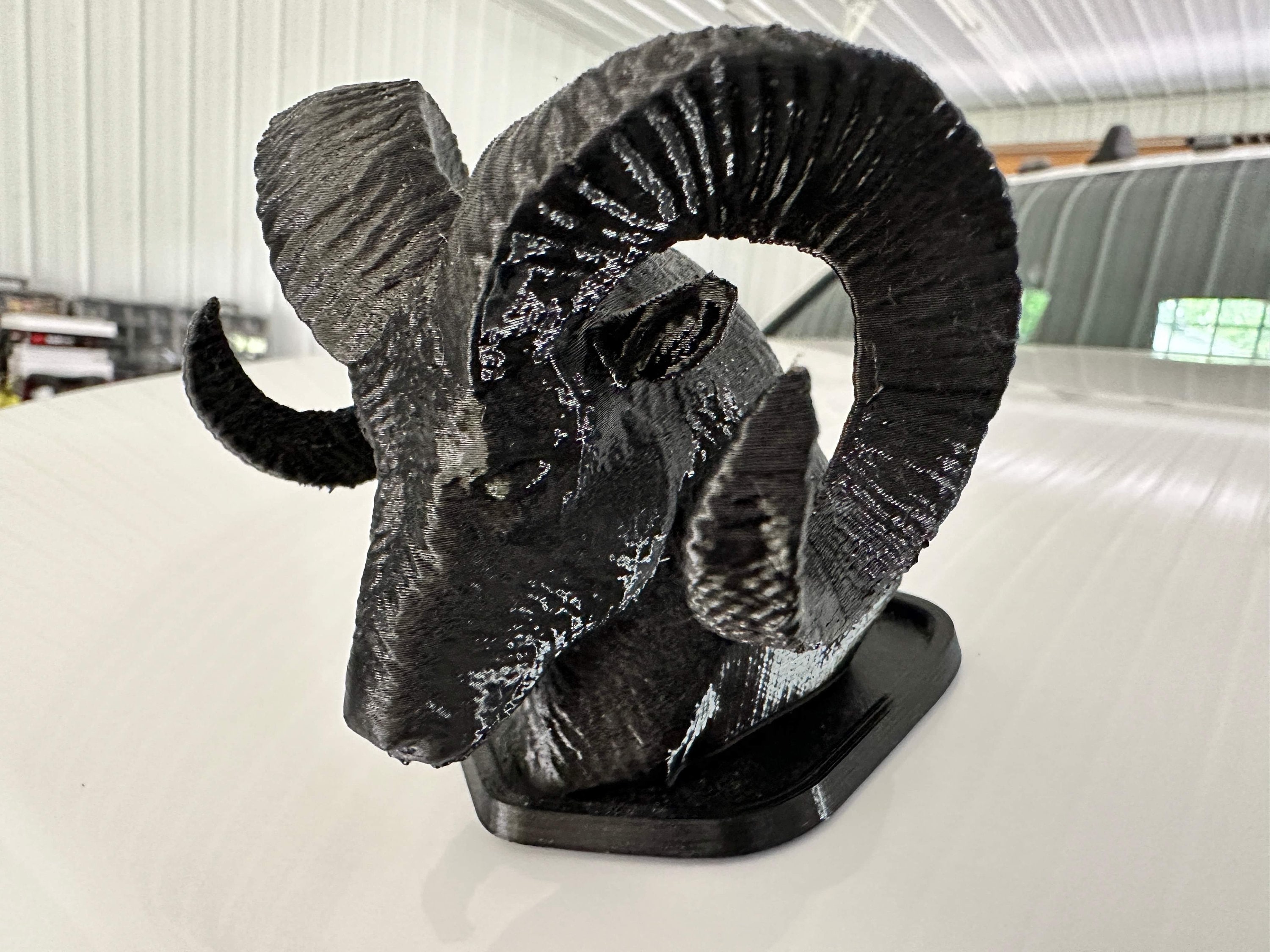 4th & 5th Gen 09+ Hood Ram Head Badge Ornament Emblem Fits Ram