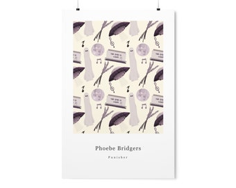Phoebe Bridgers Boygenius Matte Vertical Poster