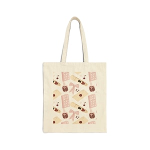 Sabrina Carpenter Inspired Cotton Canvas Tote Bag