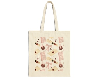 Sabrina Carpenter Inspired Cotton Canvas Tote Bag