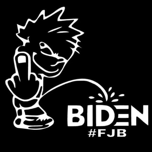 Lustiger Calvin pinkelt auf Biden #FJB