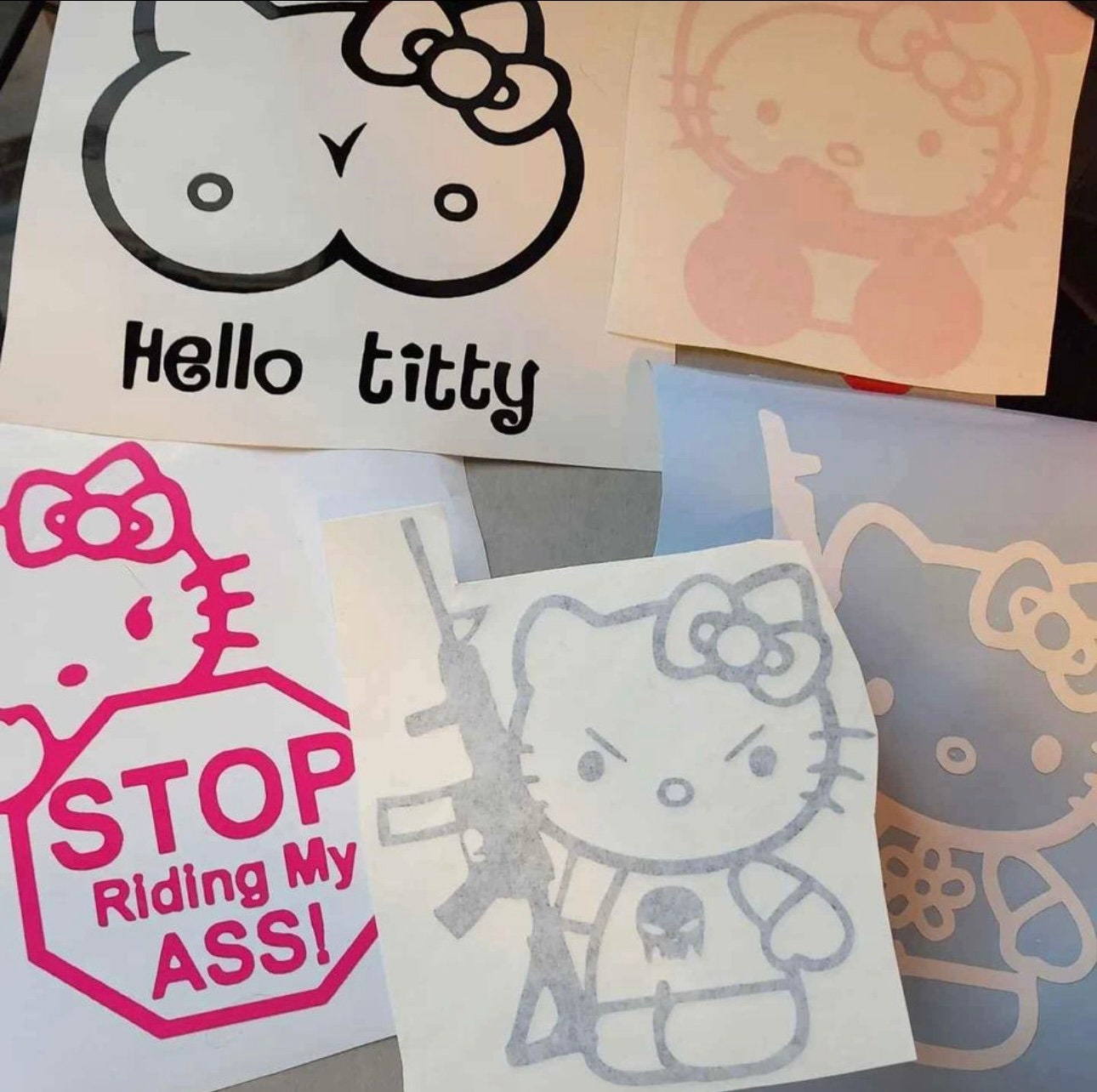 Hello Kitty Decal - Etsy