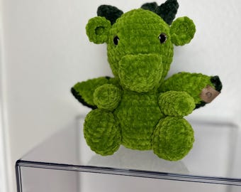 Crochet Delbin the Dragon Pattern – Amigurumi PDF Tutorial