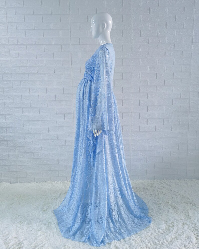 Boho Lace Maternity Dress Maternity Gown Baby Shower Dress Etsy Australia