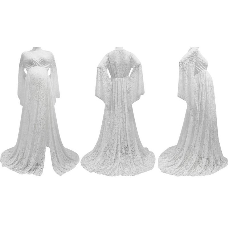 Boho Lace Maternity Dress Maternity Gown Baby Shower Dress Etsy Australia