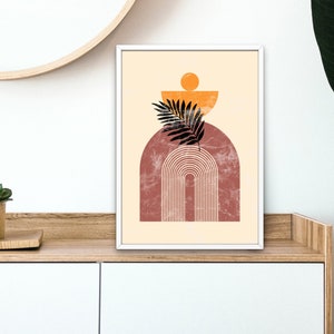Bohemian Wall Art, Boho Art Print, Beige Art, Minimal Print, Minimalist Art Print, Minimalist, Mid Century Modern Prints, Digital Download