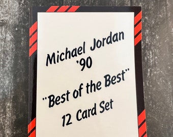 Michael Jordan "Best of the Best 1990" 12 Colección de cartas