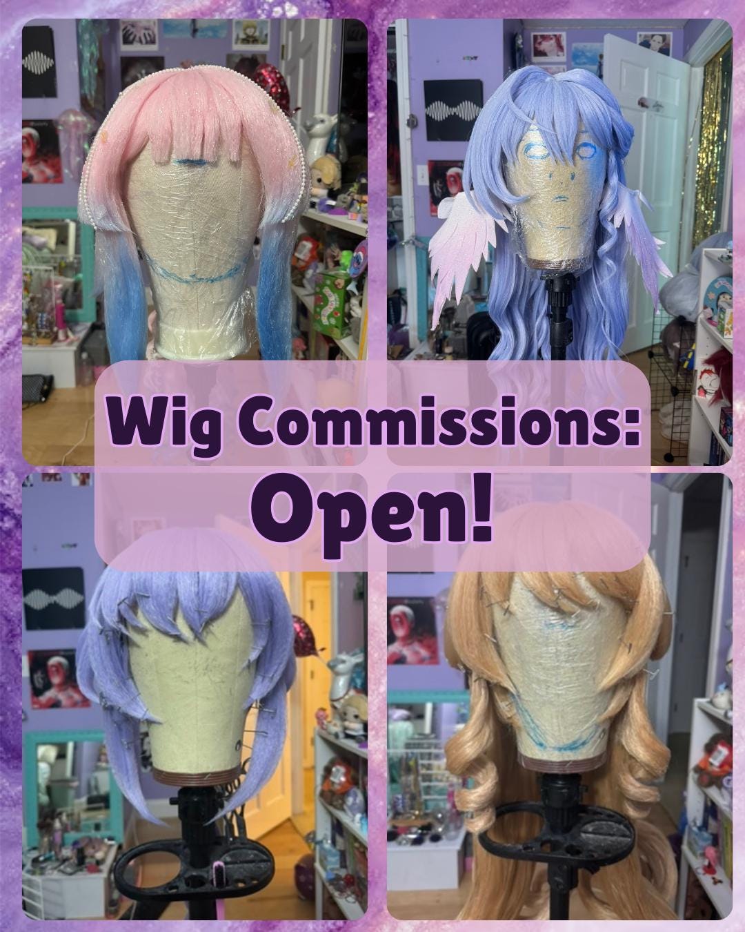 Custom Cosplay Wig Commissions (read Desc.) - Etsy