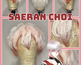 Peluca de Saeran Choi hecha a medida / Encargo de cosplay de Mystic Messenger