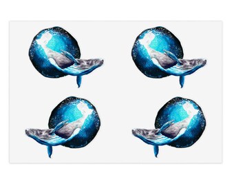 Humpback Whale Sticker Sheet