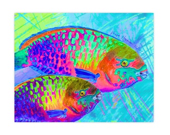 Parrot Fish Patrol Poster