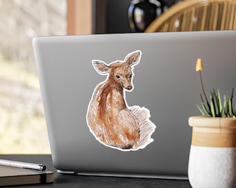 Black-Tailed Fawn Vinyl Decal