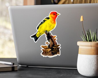 Western Tanager Vinyl Decal