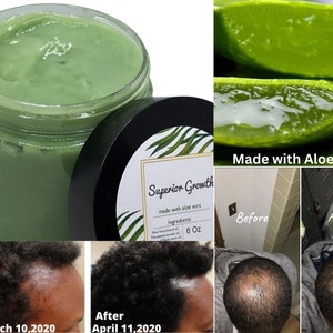 Superior growth grease, all natural hair grease,aloe Vera hair grease, hair growth grease, hair moisturizer, hair growth, thick hair