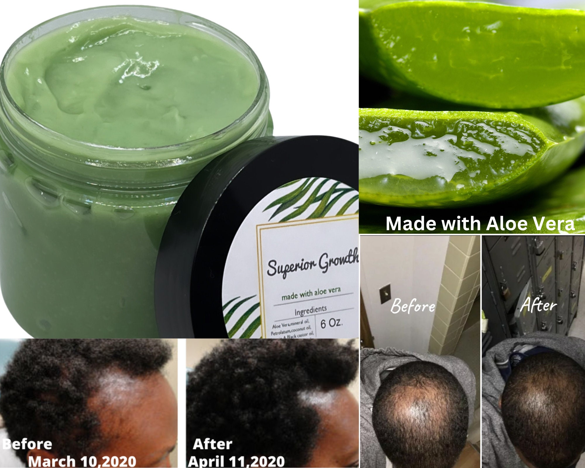 Superior Growth Grease All Natural Hair Grease aloe Vera Hair Grease Hair Growth Grease Hair Moisturizer Hair Growth Thick Hair Etsy UK