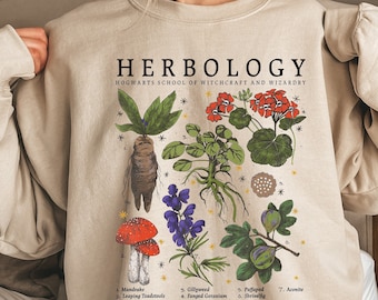 Herbology Plants Sweatshirt: Botanical Gardening Shirt