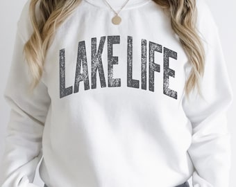 Lake Life Sweatshirt: On The Lake Hoodie, Travel Lover Outfit, Vacation & Camper Clothing