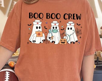 Halloween Nurse Shirt: Boo Boo Crew Spooky Season Tee