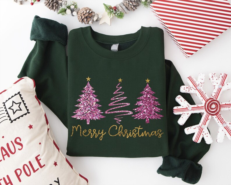 Glitter Christmas Tree Shirt: Pink Sparkly Xmas Sweatshirt
Christmas Shirt,Sparkle Christmas,Glitter Tree Shirt,Glitter Sweatshirt,Womens Christmas Tee,Xmas Tree Shirts,Christmas Top Women,Merry Christmas,Pink Sparkly Tree,Christmas Sweatshirt,Christmas Tree shirt,Pink christmas tree,Pink Xmas Tree shirt