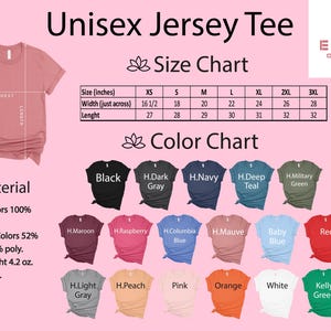 size chart of women t - shirt