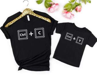 Copy Paste Matching Shirt, Father & Baby Tee