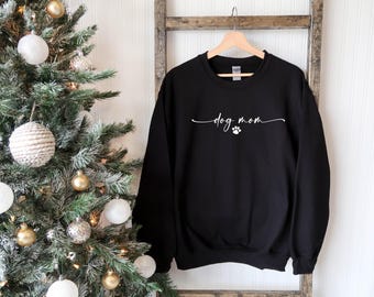 Dog Mom Handwritten Graphic Sweatshirt: Dog Mama Tee