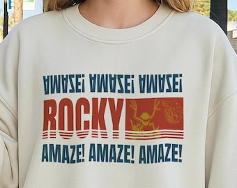 Vintage Sweatshirt Rocky amaze! - Bookish T-shirt, project hail mary, Ryland Grace Book lover Gift shirt