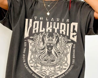 Acotar Comfort Color shirt, Valkyrie ACOSF shirt, Nesta Archeron Gwyn Emerie Cassian Azriel Illyrian Training Camp Velaris TOG Sarah J Maas
