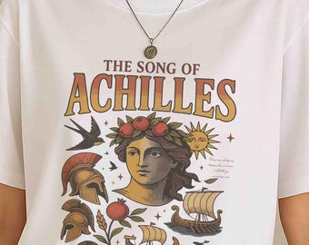 Inspired The Song Of Achilles Shirt, Greek Mythology Pride Tee, Achilles Patroclus Gift, Queer Lit Merch, Book Lover T Shirt