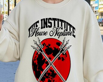 Red Rising Sweatshirt, Institute House Neptune, howler shirt , sevro, omnis vir lupus, Hail Reaper