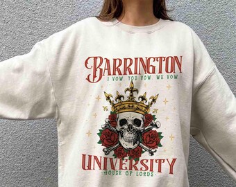 Barrington University Sweatshirt, The Ritual, Smut Shirt, Dark Romance Reader Shirt, Fantasy Reader Shirt, Ryat Archer Shirt